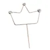 Pastel para Hornear Diamante Corona Fría Alta Alambre Corona Corona de Diamante Pastel Diamante Enchufe Estilo INS Pastel Diamante Enchufe