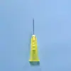 Suministrado directamente por el fabricante: agujas veterinarias desechables de plástico-acero con tapón de rosca, agujas para máquina dispensadora multicolor de acero inoxidable y agujas de jeringa