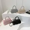 Bolsa quadrada pequena da moda estilo coreano ins para mulheres, novo modelo de verão 2026, bolsa de ombro simples e versátil, bolsa transversal casual