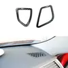 Adorno de rejilla de ventilación con patrón de fibra de carbono para las rejillas de ventilación del tablero del BMW Serie 3, compatible con modelos de 2013 a 2019