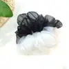 Europa y Estados Unidos transfronterizo grande costura de dos colores organza intestino grande anillo para el pelo simple tendencia banda para el pelo tocado accesorios para el cabello