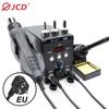 JCD 8586 pistola de ar quente ferro de solda elétrico dois em um estação de solda 700W estação de solda de manutenção rack de ferro de solda de temperatura constante