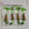 Anzol Inferior Anti-Enrosco Iseni Tipo Mola Anzol Water Monster Anzol de Pesca Encaixotado Conjunto de Pesca Vara de Arremesso Suprimentos de Equipamento de Pesca