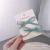 Mini Presilhas de Cabelo Infantis Estilo Coreano, Presilhas de Laço Feitas à Mão com Fita de Algodão Coloridas como Doces, Grampos de Cabelo, Atacado de Fábrica