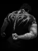 Breathedivinity Marca Americana de Moda Estilo Oscuro Ropa Deportiva Fitness Camiseta para Hombre Elástico de Secado Rápido