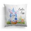 Nueva Funda de Cojín de Pascua de Primavera Conejo Flor Corona de Flores Piel de Melocotón Estampada Cojín de Dormir Funda de Cojín