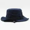 En stock, sombrero retro para el sol al aire libre transfronterizo, sombrero de pescador de mezclilla para montañismo, parasol, protector solar, sombrero de pesca para viajes.