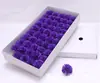 Directo de fábrica flor artificial flor de jabón cabeza de flor de clavel suministros de embalaje para regalo del día del maestro ramo del día de la madre