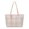 Bolso tote estampado a cuadros 2023 bolso de mano para mujer bolso de hombro de gran capacidad bolso de compras nuevo de estilo coreano para mujer