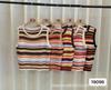 Camisola de Punto Colorida Vintage Francesa para Mujer Bingqu Nuevo Ajustado Corto Dulce Estilo Chica Picante Sin Mangas Superior Elegante