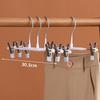 Colgador de Pinza Fuerte sin Costuras para Falda Estante de Almacenamiento Antideslizante Estante para Pantalones JK Acero Inoxidable Colgador Retráctil para Secado Venta al por Mayor