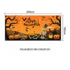 Tecido de Fundo Personalizado para Halloween Transfronteiriço Cortina de Porta Bandeira de Jardim Faixa Casal Dia dos Mortos Suprimentos para Festa em Bar Bandeira