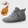 Zapatos de Hombre Gongyang Originales Modelo Nuevo 2026 Piel Genuina Transpirables Casuales para Hombre Suela Suave Antideslizante Zapatos Deportivos Botas Martin