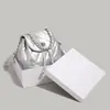 Mochila de Cadena con Patrón de Diamantes de Moda para Mujer 2026 Nueva Bolso Cubo Plateado Mochila Escolar para Estudiantes Mochila Versátil para el Trabajo