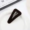 Nuevo Clip de Pelo de Terciopelo de Gota de Agua de Gama Alta Coreano Moda Clip para Flequillo Clip Lateral Accesorios para el Cabello Versátiles