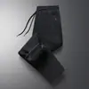 Pantalones Deportivos de Algodón Puro Talla Grande M-8XL para Hombre Otoño Invierno Engrosados con Felpa Ajuste Holgado Pierna Recta con Puño Casual Largos para Hombre