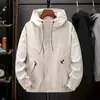 Chaqueta holgada extragrande para hombre, nuevo abrigo con capucha estilo japonés para primavera y otoño, top casual versátil holgado para hombre, moderno