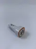 Cargador de Coche, Cargador de Coche Universal Doble USB para Teléfonos Móviles, Cargador Doble USB Luminoso, Cargador de Coche Cohete con Luz