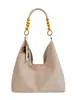 Bolso de mano exquisito de gran capacidad retro europeo y americano, nuevo bolso tipo cubo de un solo hombro para axila para mujer de otoño e invierno