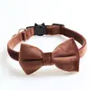 Aminger Nuevo Collar para Gato Mascota Textura Terciopelo de Alta Textura Collar para Gato Lazo con Campana