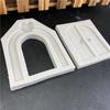 Molde de silicona para modelado de puerta de madera amor marco de puerta herramienta manual para decoración de pasteles de azúcar molde de chocolate molde de yeso