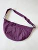Bolso Bandolera Casual Japonés de Entidad Única Pequeño Excelente para Hombres y Mujeres Bolso Dumpling Gran Capacidad Ligero Bolsillo Exterior Bolso de Hombro 474155