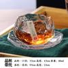 Xícara de Chá Esmaltada com Gradiente Vidro Congelado Resistente ao Calor Xícara para Degustação de Chá Conjunto de Chá Kung Fu Xícara de Anfitriã Pequena Individual Novo Produto