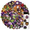 Compra directa transfronteriza de 100 pegatinas decorativas de dibujos animados creativas y divertidas con temática de Halloween