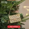 Novos enfeites de árvore de Natal, pingentes de decoração de Natal, decorações de festa, decoração de cena de homem de gengibre de alta qualidade galvanizado