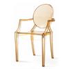 Cadeira de jantar nórdica Diabo Ghost Chair Internet Popular ins Banqueta de cristal doméstico Maquiagem cadeira de vestir acrílico cadeira transparente