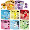 Cartoon Animal Kids Fun Diy Puzzle Sticker Faça um Adesivo de Rosto Faça Seu Próprio Adesivo