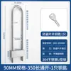 Cerradura para Puerta de Vidrio Cerradura en U Cerradura de Empotrar para Puerta de Tienda Cerradura Antirrobo para Puerta Doble Cerradura Extendida en U para Hogar Cerradura para Motocicleta Abierta