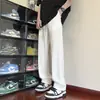 Pantalones de Hielo de Seda Texturizados para Hombre, Nuevo Estilo Otoño 2025, Pantalones Largos Casuales con Caída, Pantalones Anchos Sueltos para Hombre