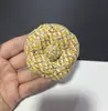 Nuevo patrón de espiga de 6.6cm flor pequeña fragante Nibu Flores con forma Súper flor de camelia corsage de joyería con broche