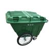 Carro de Basura con Ruedas para Limpieza Exterior, Sanidad, Camión de Transferencia para Recolección de Basura, Tamaño Grande