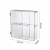 Caja de Almacenamiento y Exhibición para Cajas Sorpresa Completamente Transparente Vitrina con Rejilla a Prueba de Polvo Caja de Almacenamiento para Muñecas Molly Soporte de Exhibición