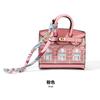Mini Colgante de Bolsa Platino H-48 Navidad Creativo Casa Pequeña Audífonos Coche Coche Llavero Adornos Colgantes Bolsa de Bebé