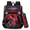 Mochila Escolar Russa Transfronteiriça Mochila para Aluno do Ensino Fundamental Mochila Cartoon 3D Homem-Aranha Mochila Infantil Comércio Exterior