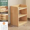 Armário Baixo, Armário de Armazenamento de Chão, Armário de Chá para Sala de Estar, Armário de Grade Livremente Combinável, Armário Pequeno, Armário de Armazenamento Lateral de Parede, Estante