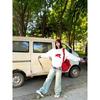 Suéter Original con Capucha para Mujer Estampado Popular en Internet Cool Combinable Casual Deportivo Ropa con Capucha Lindo Sudadera Japonesa