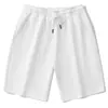 Um Par de Shorts Respiráveis e que Não Sufocam! Shorts de Algodão Pesado Cinza, Versátil para o Verão, Shorts Esportivos Respiráveis