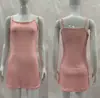 Vestido Camisola Rosa Puro Deseo Sin Mangas 2026 Europeo y Americano Primavera y Verano Transfronterizo Nuevo Estilo Ropa Casual para el Hogar Ropa de Mujer