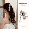 Estética de Lunares~Pinza de Plátano con Lazo Francés, Pinza Elegante para Cola de Caballo que Aumenta la Altura, Pinza Retorcida, Accesorio para el Cabello de Horquilla de Gama Alta