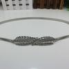 Europeu e americano folha de metal cinto decorativo senhoras finas elástico primavera cintura cadeia vestido acessórios fabricantes atacado
