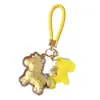 Chaveiro Dourado do Ano do Cavalo Pingente Pequeno Decoração de Bolsa Artesanato em Ouro Puro Decoração Presente de Aniversário Souvenir Cultural e Criativo