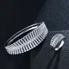 Directo de fábrica nuevo brazalete de moda europeo y americano brazalete de metal hueco con diamantes completos moda Joyería diaria joyería