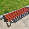 Banco de Parque Banco Externo Anti-corrosão Madeira-Plástico Composto Casa Comunidade Praça ao Ar Livre Banco Assento de Lazer Ferro Fundido