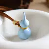 Moda Retro Original Simple Versátil Colorido Esmalte Calabaza Cadena de Suéter Lujo Ligero Gama Alta Collar Largo para Mujeres