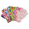 Guantes de Nylon Patrón Fino Calibre 13 con Diseño Impreso, Sin Adhesivo, Suaves para el Trabajo, Cómodos para Tareas del Hogar, Guantes Transpirables de Protección Laboral