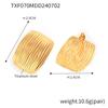 Aretes de Anillo Cuadrado Simple Transfronterizo Europeo y Americano Traje Joyería de Venta Caliente Acero de Titanio Chapado en Oro